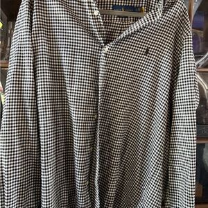 Ralph Lauren Monochrome Gingham Shirt